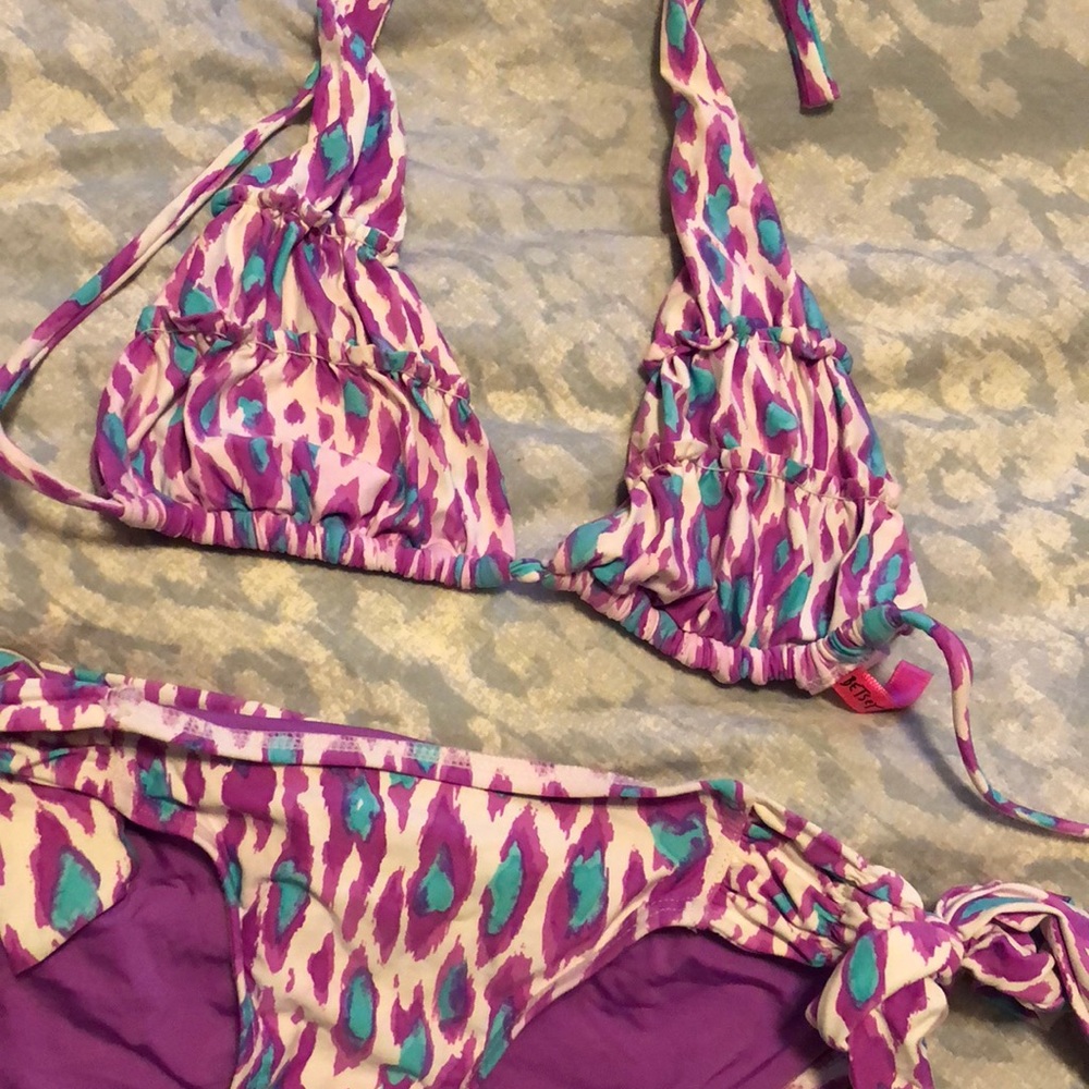 Betsy Johnson Printed Bikini set